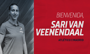 Creatividad fichaje Sari van Veenendaal | Atlético de Madrid Femenino