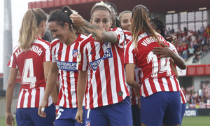 Temp. 19/20. Atlético de Madrid Femenino - Sevilla FC. Centro Deportivo Wanda Alcalá de Henares. Gol Ángela Sosa.