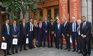 Temporada 19/20. Comida de directivas Atlético de Madrid Juventus. Restaurante Alatriste