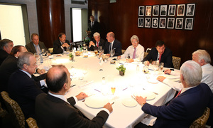 Temporada 19/20. Comida de directivas Atlético de Madrid Real Madrid. Restaurante Demaría