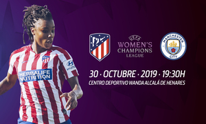Temp. 19-20 | Creatividad entradas Atlético de Madrid Femenino - Manchester City 