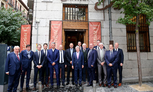 Temp. 19/20. Comida directivas Atleti-Bayer Leverkusen