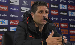 Temp. 2019/2020. Atlético de Madrid B - Castilla. Nacho Fernández rueda de prensa 2