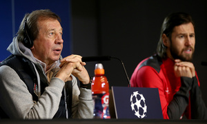 Temporada 19/20. Rueda de prensa del Lokomotiv