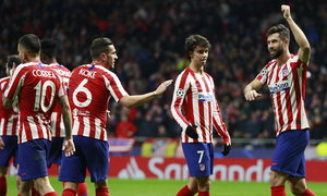 Temp. 19-20 | Atlético de Madrid - Lokomotiv | Celebración Felipe