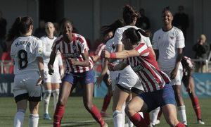 Temporada 19/20 | Atlético de Madrid Femenino - CD Tacón | Celebración Meseguer