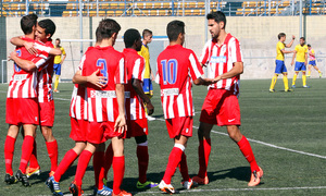 Temporada 13/14. Partido Alcorcón B Atlético C. Celebración