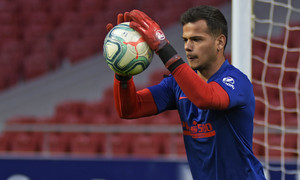 Temporada 19/20. Entrenamiento primer equipo en Wanda Metropolitano. Portero Dos Santos