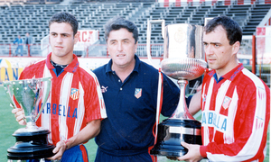 Radomir Antic | Celebración Copa y Liga 1995-96 