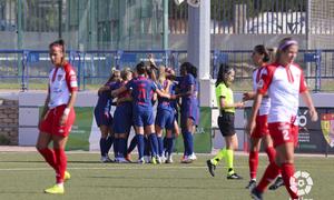 Temp. 20-21 | Santa Teresa - Atlético de Madrid Femenino | Celebración Ludmila