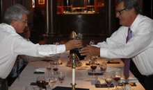 temporada 13/14. Comida de directivas Atl&eacute;tico- Austria de Viena