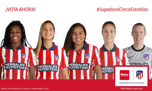 Temp. 20-21 | Jugadora mahou enero | Atlético de Madrid Femenino