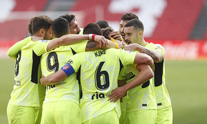 Temp. 20-21 | Granada - Atleti | Celebración Llorente
