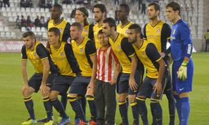Once del Atlético de Madrid en el amistoso de Córdoba en El Arcángel