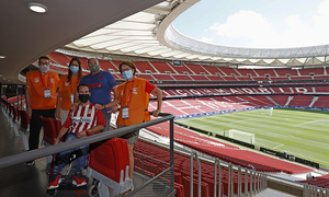 Temporada 21/22 | Atlético de Madrid - Athletic Club | Voluntarios de la Fundación ONCE