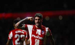 Temporada 21/22 | Atlético de Madrid-Cádiz | De Paul celebración