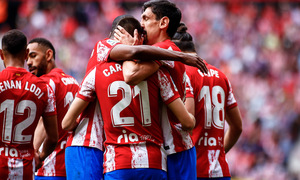Temp. 21-22 | Atlético de Madrid - Espanyol | Piña celebración