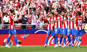 Temp. 21-22 | Atlético de Madrid - Espanyol | Piña celebración