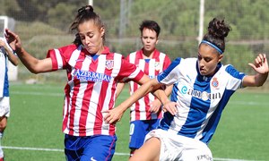 Temporada 2013-2014. Moya en el partido ante el Espanyol
