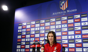 temporada 13/14. rueda de prensa de Filipe en Majadahonda