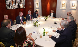 Temporada 2022/23 | Atlético de Madrid-Real Madrid | Comida de directivas