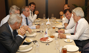 Comida directivas Atleti-Real Sociedad   