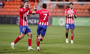 Temp. 23-24 | Atlético de Madrid B - Recreativo de Huelva | Diego Bri celebración