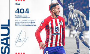 Temp. 23-24 | Saúl iguala a Torres con 404 partidos