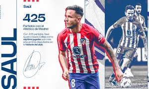 Saúl 425 partidos