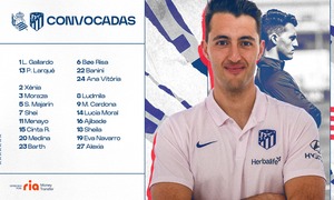 Temp. 23-24 | Convocatoria Real Sociedad - Atlético de Madrid Femenino
