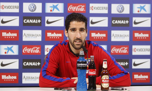 Raúl García, atiende en rueda de prensa a los MM.CC.