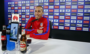 temporada 13/14. rueda de prensa de Miranda en Majadahonda