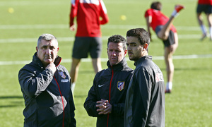 temporada 13/14. Entrenamiento en la Ciudad deportiva de Majadahonda. Atlético C