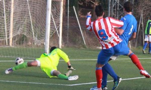 Gol de Jony, jugador del Atlético de Madrid Juvenil División de Honor