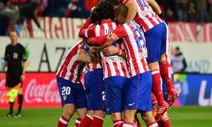 temporada 13/14. Partido Atlético Granada. Celebración Costa. Estadio10