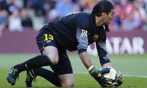 Temporada 13/14. Pinto, jugador del Barça.