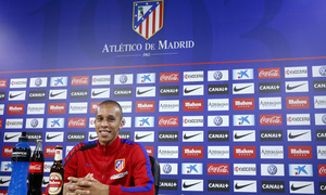 temporada 13/14. rueda de prensa de  Miranda en Majadahonda.