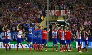 Temporada 13/14. Atlético de Madrid Barcelona. Vuelta cuartos. Champions.