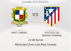 Módulo próximo partido liga femenina jornada 29 Sant Gabriel