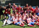 Temporada 2013-2014. Atlético de Madrid Féminas B campeón de Copa