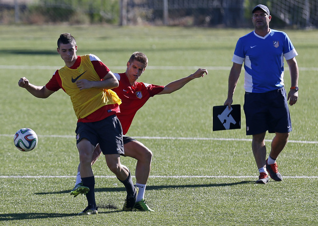 Entrenamiento Atlético C. Pretemporada 2014-2015. Foto: Ángel Gutiérrez