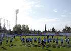 temporada 14/15 . Entrenamiento en la Ciudad deportiva de Majadahonda. Jugadores realizando ejercicos durante el entrenamiento