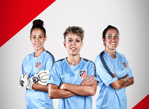 Temp 2014-2015. Capitanas primer equipo Atlético de Madrid Féminas
