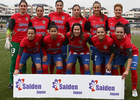 Temporada 2012-2013. Once del Atlético de Madrid Féminas ante SD Lagunak