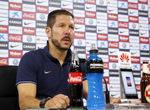Temporada 14/15. RP Simeone posterior al entrenamiento 03/10. 