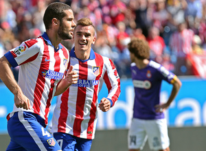Temporada 14-15. Jornada 8. Atlético de Madrid-Espanyol. Mario Suárez anotó el segundo gol