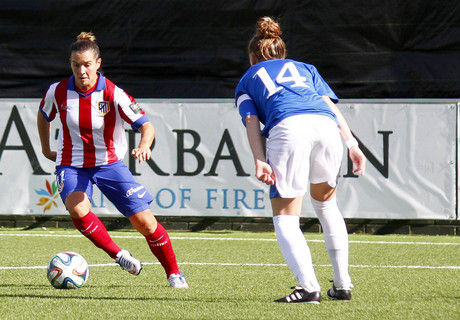 Temp 2014-2015. Priscila durante el partido ante el UD Collerense
