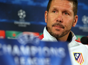 Temporada 14-15. Rueda prensa Simeone previa al Malmö-Atlético. Foto: Ángel Gutiérrez