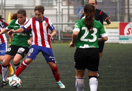 Temp. 2014-2015. Oviedo Moderno-Atl&eacute;tico de Madrid F&eacute;minas
