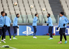 Juventus - Atlético. Entrenamiento previo al partido.